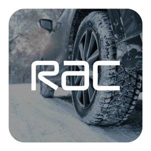 Image of car in the snow