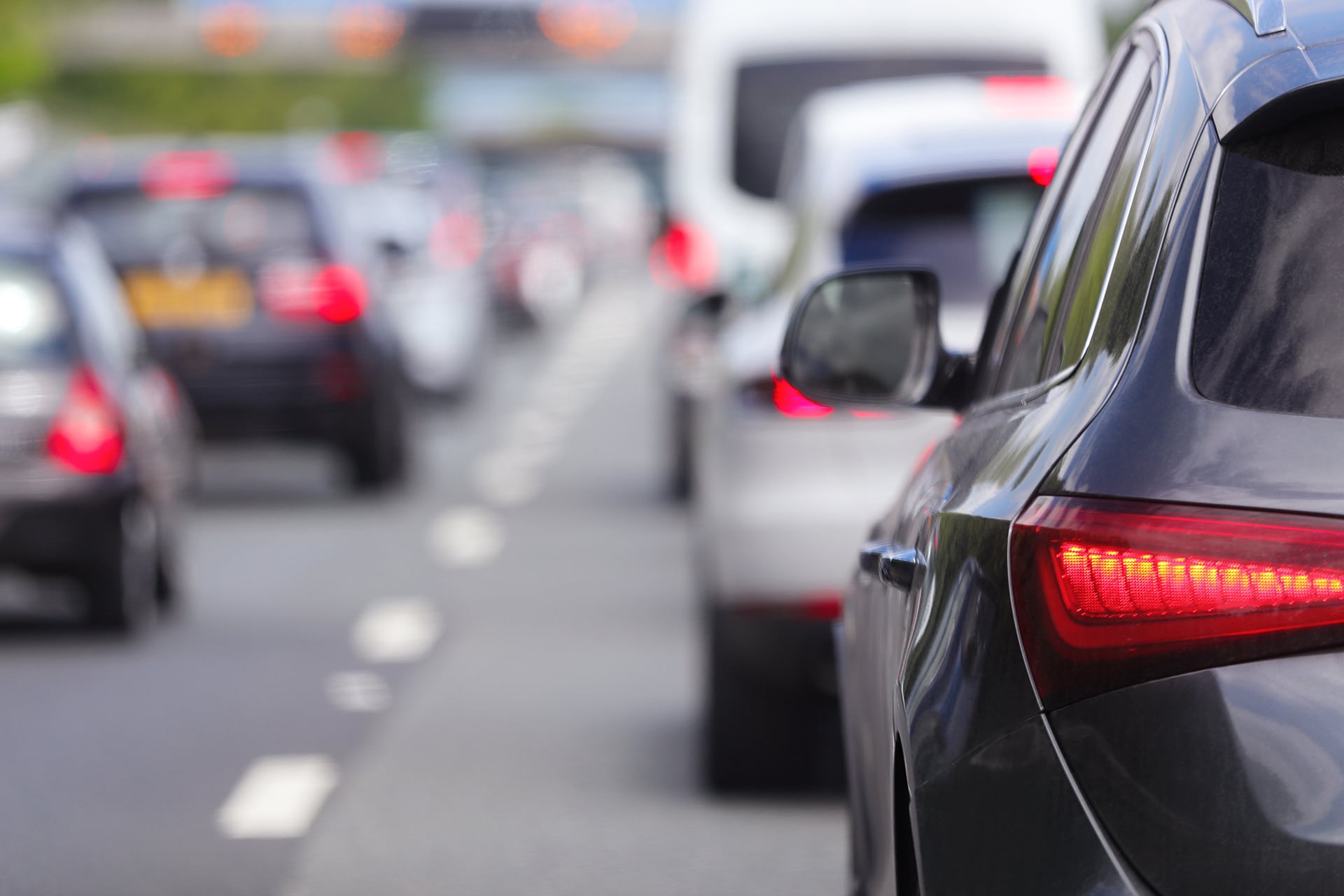 image of car in traffic