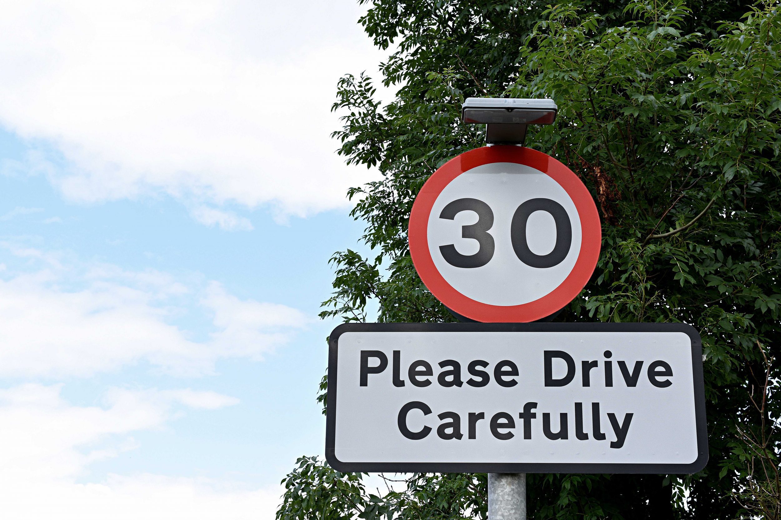 UK road sign 30mph